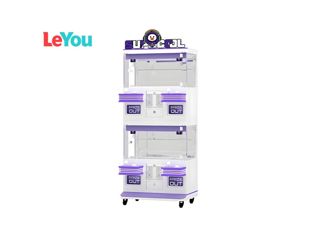 Purple High-End Custom Interactive Blind Box Claw Machine