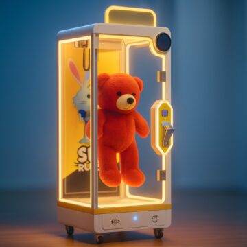 Skill-based cut-the-rope prize machine