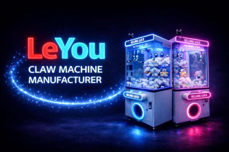 LeYou claw machine manufacturer banner