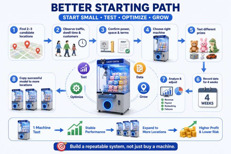 Better starting path for claw machine beginners