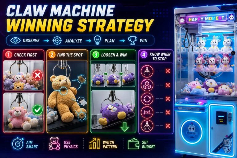 Claw machine winning strategy guide