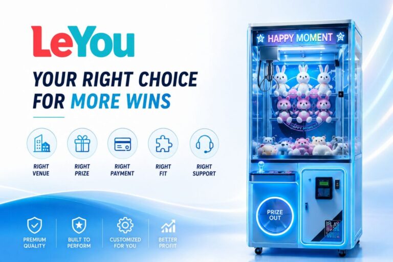 LeYou claw machine solution for operators